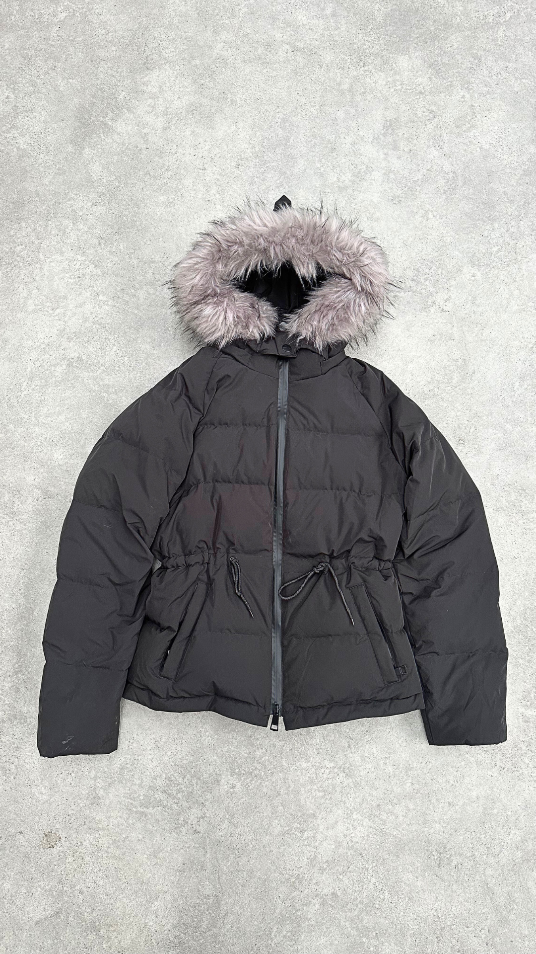 Down Quilted Fur Coat
