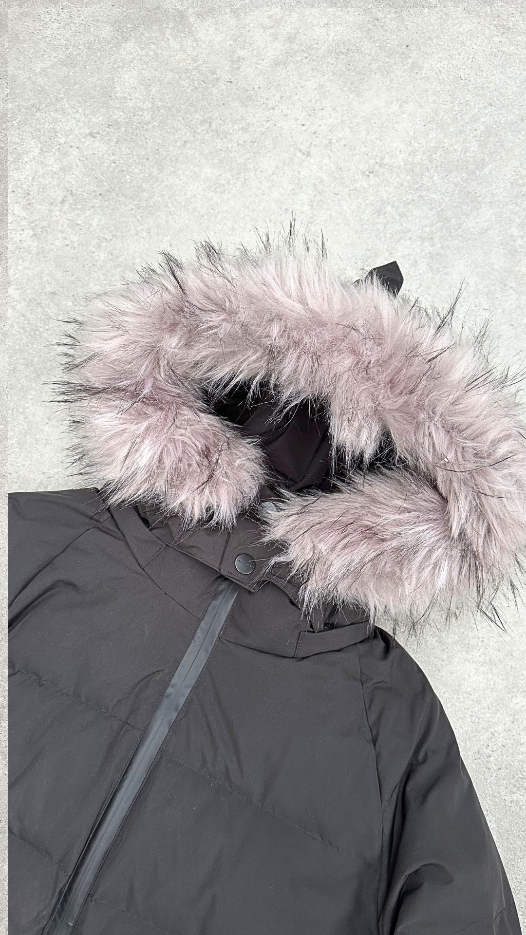 Down Quilted Fur Coat